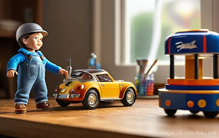 캐릭터 완구 창작 비하인드 - Here are three detailed image prompts in English, adhering to all the specified guidelines, and draw...